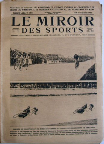 Ancien Journal Miroir Des Sports N°135 – Espagne Vs France 1923, Match De Foot Historique, édition Vintage