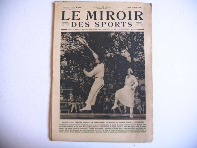 Miroir Des Sports 8 Juin 1922 - Paris-Saint-Etienne Cycliste / Boxe Criqui-Fox - Édition Originale